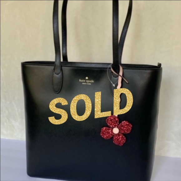 kate spade Handbags - 🆕KSNY BLACK LEATHER KERRI MEDIUM TOTE BNWT
